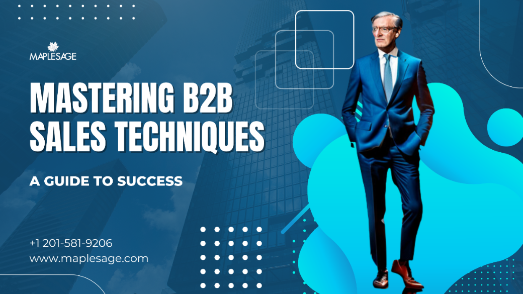 An AI generated image of a Successful B2B Sales Leader 